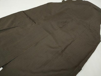 平和屋着物●男性　馬乗り袴　縞　正絹　逸品　CABH2587ut