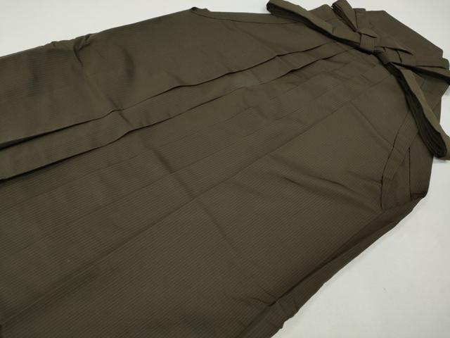 平和屋着物●男性　馬乗り袴　縞　正絹　逸品　CABH2589ut