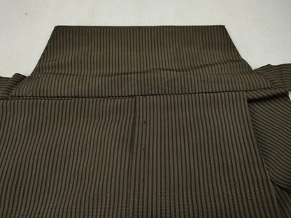 平和屋着物●男性　馬乗り袴　縞　正絹　逸品　CABH2590ut