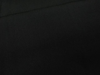 平和屋着物●男性　黒紋付・羽織セット　羽裏：風景人物文　正絹　逸品　CABH2596ut
