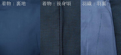 平和屋着物●男性　本場大島紬　アンサンブル　100亀甲　総詰め　キングサイズ　正絹　逸品　CABH2600ut