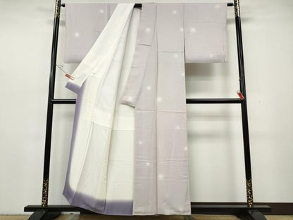 平和屋着物●上質な小紋　南天文　蛍暈し　金彩　正絹　逸品　CABH2604ut