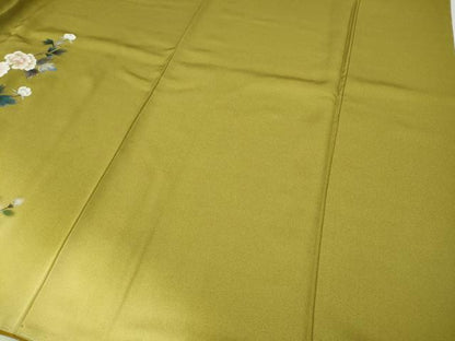 平和屋着物●訪問着　手描き　枝花文　暈し染め　金銀彩　正絹　逸品　CABH2605ut