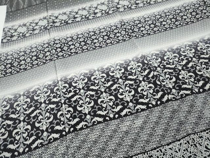 平和屋着物●訪問着　加納昭一　横段吉祥花文　暈し染め　正絹　逸品　CABH2611ut