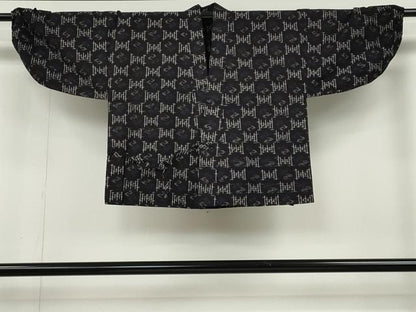 平和屋着物●久留米絣　男性　作務衣　吉祥文　綿　逸品　CABH2615ut