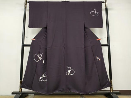 平和屋着物●洛楽人工房　国兼屋　訪問着　瓢箪　正絹　逸品　CABH2625ut