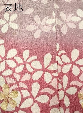 平和屋着物●豪華振袖　刺繍　エ霞舞花文　暈し染め　銀通し地　正絹　逸品　CABH2635ut