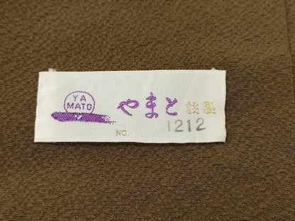 平和屋着物●訪問着　枝花文　金彩　やまと誂製　正絹　逸品　CABH2643ut