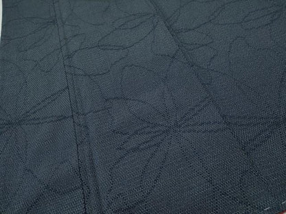 平和屋着物●本塩沢　110亀甲　舞花文　正絹　逸品　CABH2644ut
