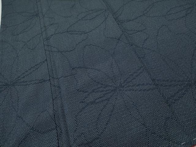 平和屋着物●本塩沢　110亀甲　舞花文　正絹　逸品　CABH2644ut