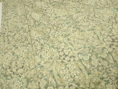 平和屋着物●本場大島紬　7マルキ　風景吉祥花文　正絹　逸品　CABH2645ut