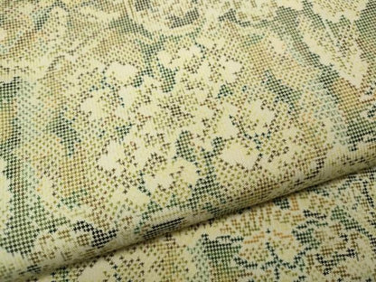 平和屋着物●本場大島紬　7マルキ　風景吉祥花文　正絹　逸品　CABH2645ut