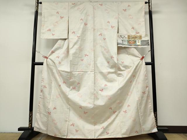 平和屋着物●本場大島紬　7マルキ　舞花文　久野織物謹製　証紙付き　正絹　逸品　未使用　CABH2648ut
