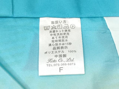 平和屋着物●小振袖　二尺袖　薔薇　洗える着物　未使用　CABH2658ut