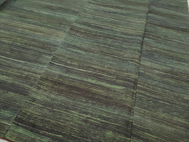 平和屋着物●訪問着　紬地　霞文　正絹　逸品　CABH2682ut