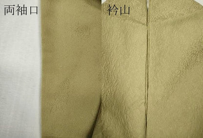 平和屋着物●上質な色無地　辻が花地紋　木蘭色　正絹　逸品　CABH2691ut