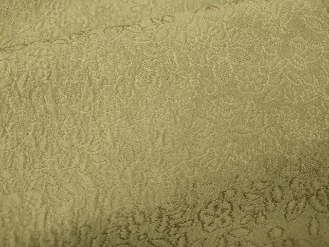 平和屋着物●上質な色無地　辻が花地紋　木蘭色　正絹　逸品　CABH2691ut
