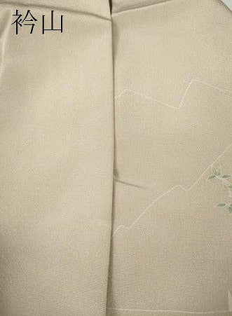 平和屋着物●訪問着　友禅　作家物　童子風景枝花文　暈し染め　正絹　逸品　CABH2700ut