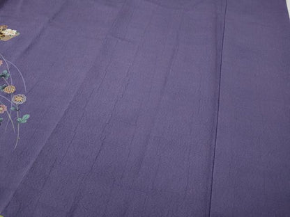 平和屋着物●訪問着　刺繍　地紙花文　暈し染め　金彩　やまと誂製　正絹　逸品　CABH2701ut