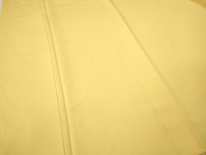 平和屋着物●上質な色無地　花葉色　正絹　逸品　CABH2705ut