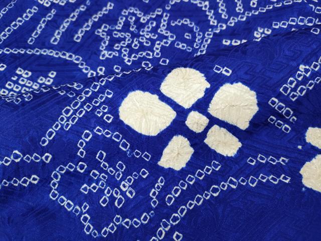 平和屋着物●豪華振袖　総絞り　道長舞花文　正絹　逸品　CABH2706ut