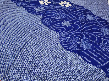 平和屋着物●豪華振袖　総絞り　道長舞花文　正絹　逸品　CABH2706ut