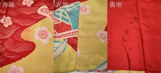 平和屋着物●アンティーク　大正ロマン　長襦袢　袷　船花文　正絹　逸品　CABH2707ut