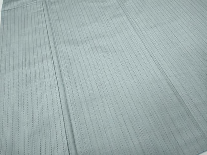 平和屋着物●男性　紬　刺し子　縞　正絹　逸品　CABH2717ut