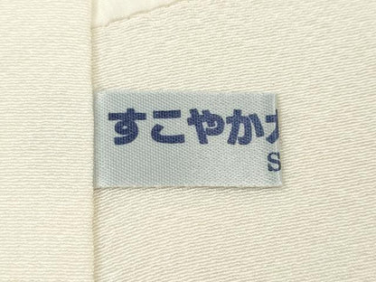 平和屋着物●訪問着　寿光織　エ霞草花文　金銀糸　正絹　逸品　CABH2728ut