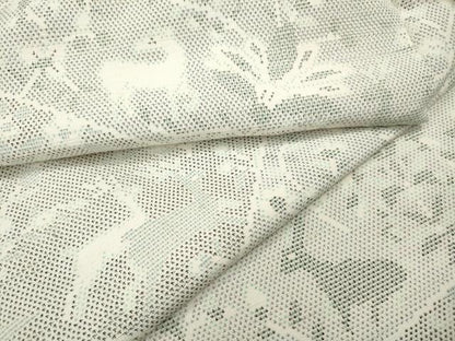 平和屋着物●上質な紬　切嵌動物草花文　正絹　逸品　CABH2731ut