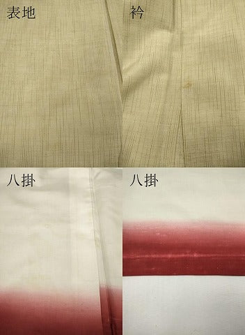 平和屋着物●上質な紬　霞文　正絹　逸品　CABH2732ut