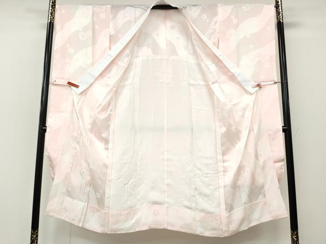 平和屋着物●豪華振袖・長襦袢セット　舞花文　暈し染め　金彩　正絹　逸品　CABH2753ut