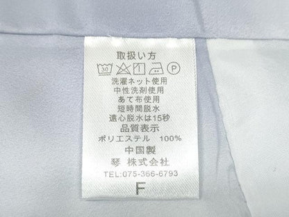 平和屋着物●小振袖　二尺袖　貝合せ花文　洗える着物　未使用　CABH2777ut