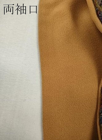 平和屋着物●上質な小紋　切嵌更紗花文　鬼しぼ縮緬　正絹　逸品　CABH2790ut