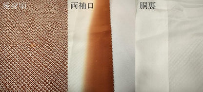平和屋着物●大変加工の良い総絞り小紋　正絹　逸品　CABH2791ut