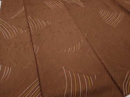 平和屋着物●上質な小紋　切嵌吉祥文　地紋起こし　正絹　逸品　CABH2799ut