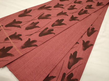 平和屋着物◎六通柄袋帯 抽象文 正絹 逸品 CABH2890oy