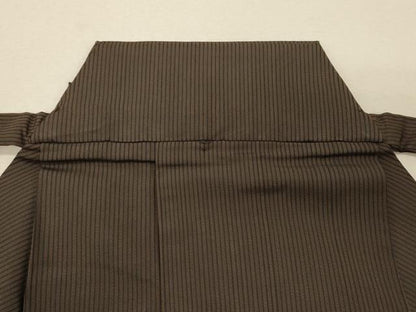 平和屋着物■男性　行灯袴　縞　正絹　逸品　CABH2903oy