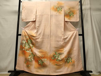 平和屋着物■訪問着　枝花文　暈し染め　正絹　逸品　未使用　CABH2911oy