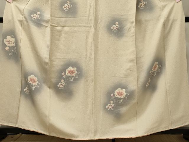平和屋着物■訪問着　枝花文　暈し染め　正絹　逸品　CABH2913oy
