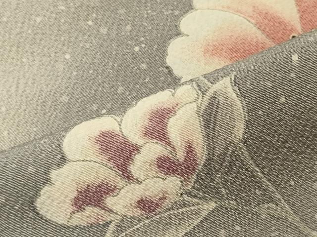 平和屋着物■訪問着　枝花文　暈し染め　正絹　逸品　CABH2913oy