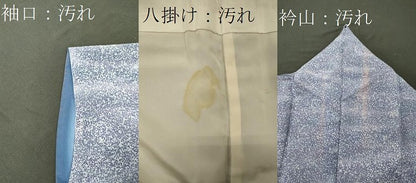 平和屋着物■虹色創家　本郷大田子　色留訪問着　霞文　たたき染め　正絹　逸品　CABH2921oy