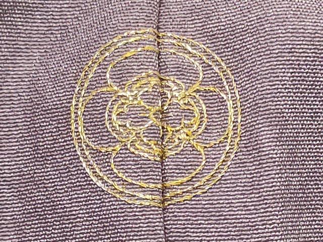 平和屋着物■訪問着　刺繍　陶器文　金銀糸　正絹　逸品　CABH2937oy