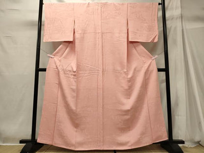 平和屋着物■上質な色無地　人物松地紋　虹色　正絹　逸品　CABH2940oy