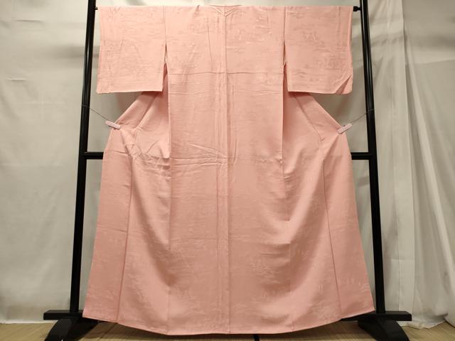 平和屋着物■上質な色無地　人物松地紋　虹色　正絹　逸品　CABH2940oy