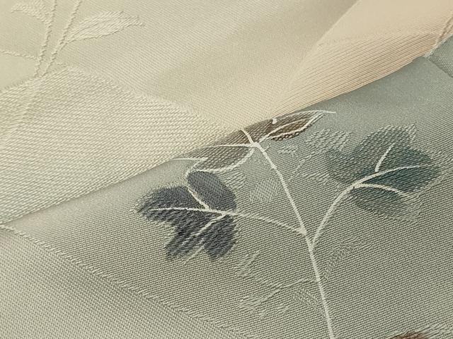 平和屋着物■上質な小紋　草葉文　暈し染め　正絹　逸品　CABH2942oy