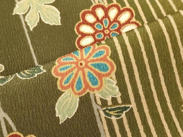 平和屋着物■上質な小紋 舞蝶花間道 暈し染め 正絹 逸品 未使用 CABH2952oy