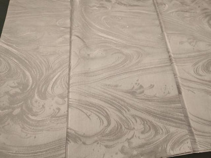平和屋着物■上質な色無地 流水地紋 薄色 正絹 逸品 CABH2956oy
