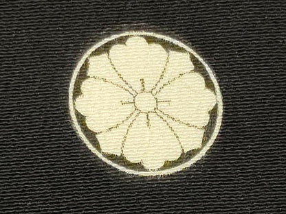 平和屋着物■豪華黒留袖 草木文 暈し染め 正絹 逸品 CABH2962oy
