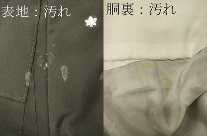 平和屋着物■豪華黒留袖 道長花鳥松文 銀彩 正絹 逸品 未使用 CABH2963oy